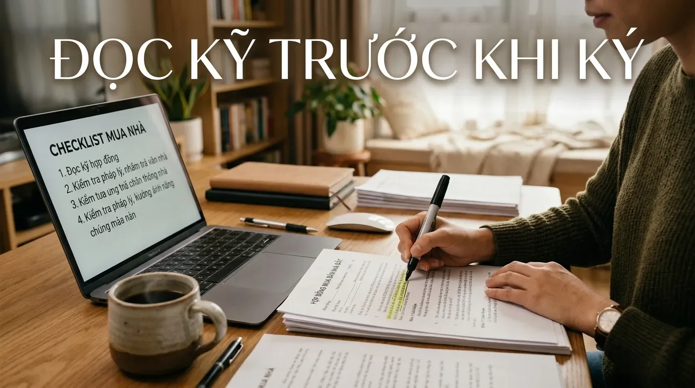người mua kiểm tra hợp đồng công chứng mua bán nhà đất