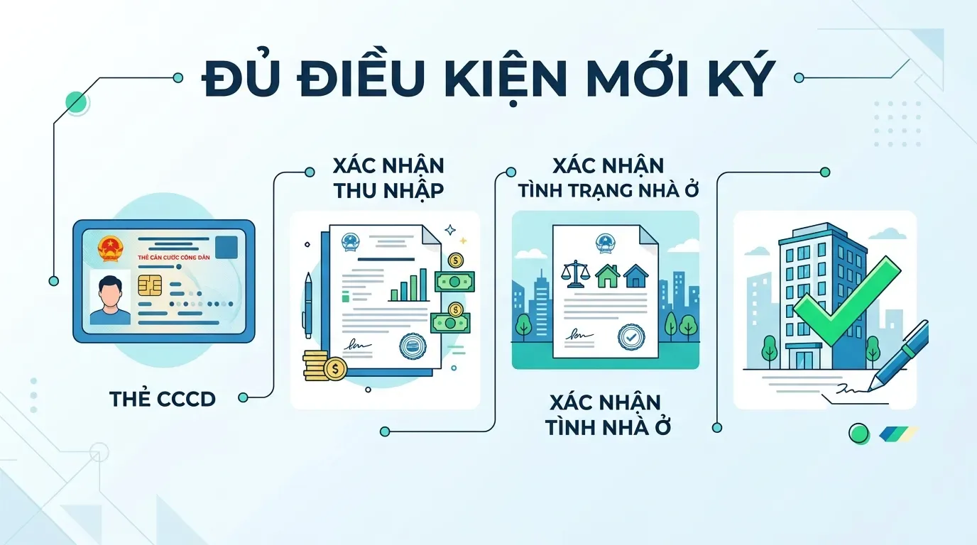 Checklist điều kiện mua nhà ở xã hội