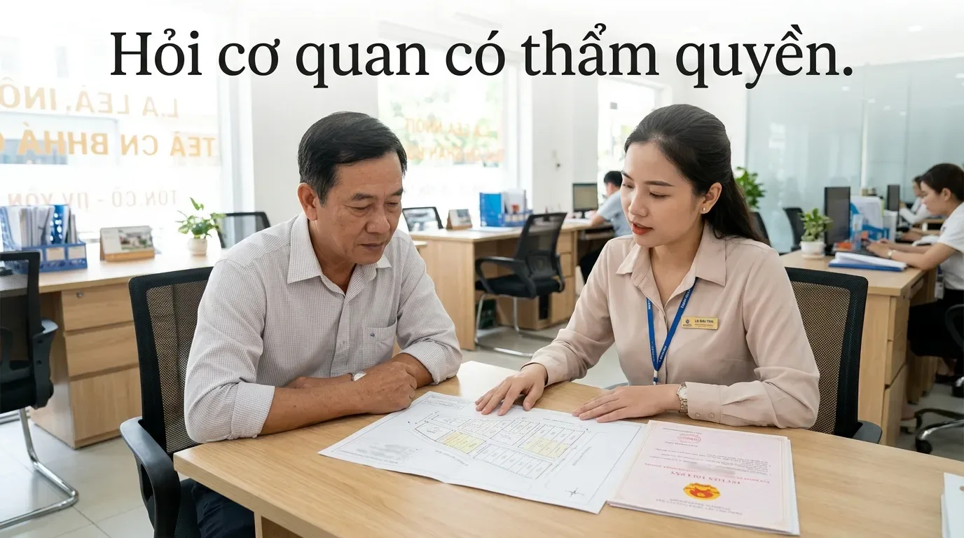 Kiểm tra hồ sơ tách thửa đất sổ chung