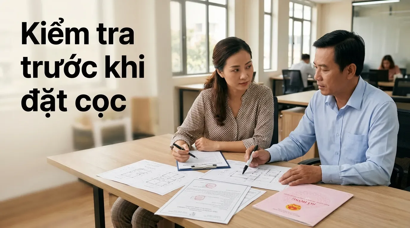 Checklist kiểm tra nhà chưa hoàn công trước khi đặt cọc.