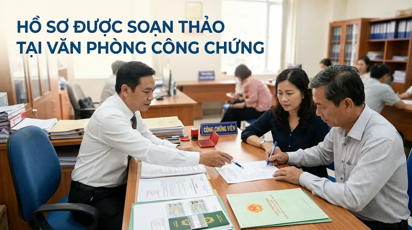 Công chứng viên hướng dẫn hủy hợp đồng mua bán nhà đất.