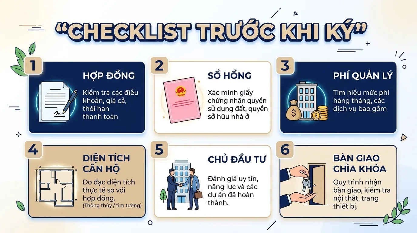 Checklist công chứng mua bán căn hộ chung cư