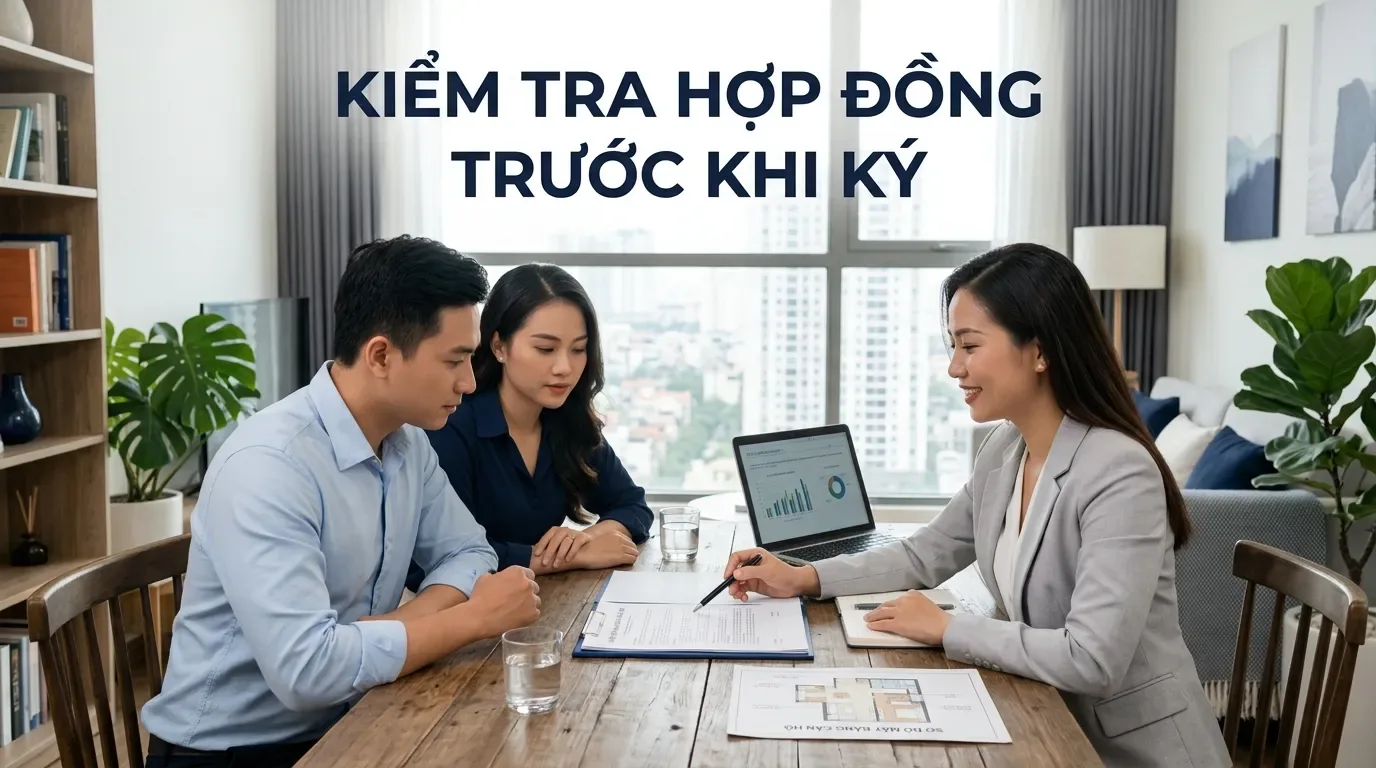 Điều khoản hợp đồng mua bán nhà cần kiểm tra trước khi ký.