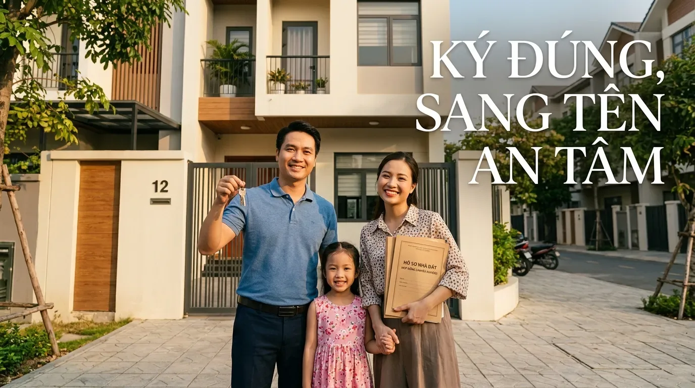 Mua nhà đất an toàn sau khi công chứng sang tên
