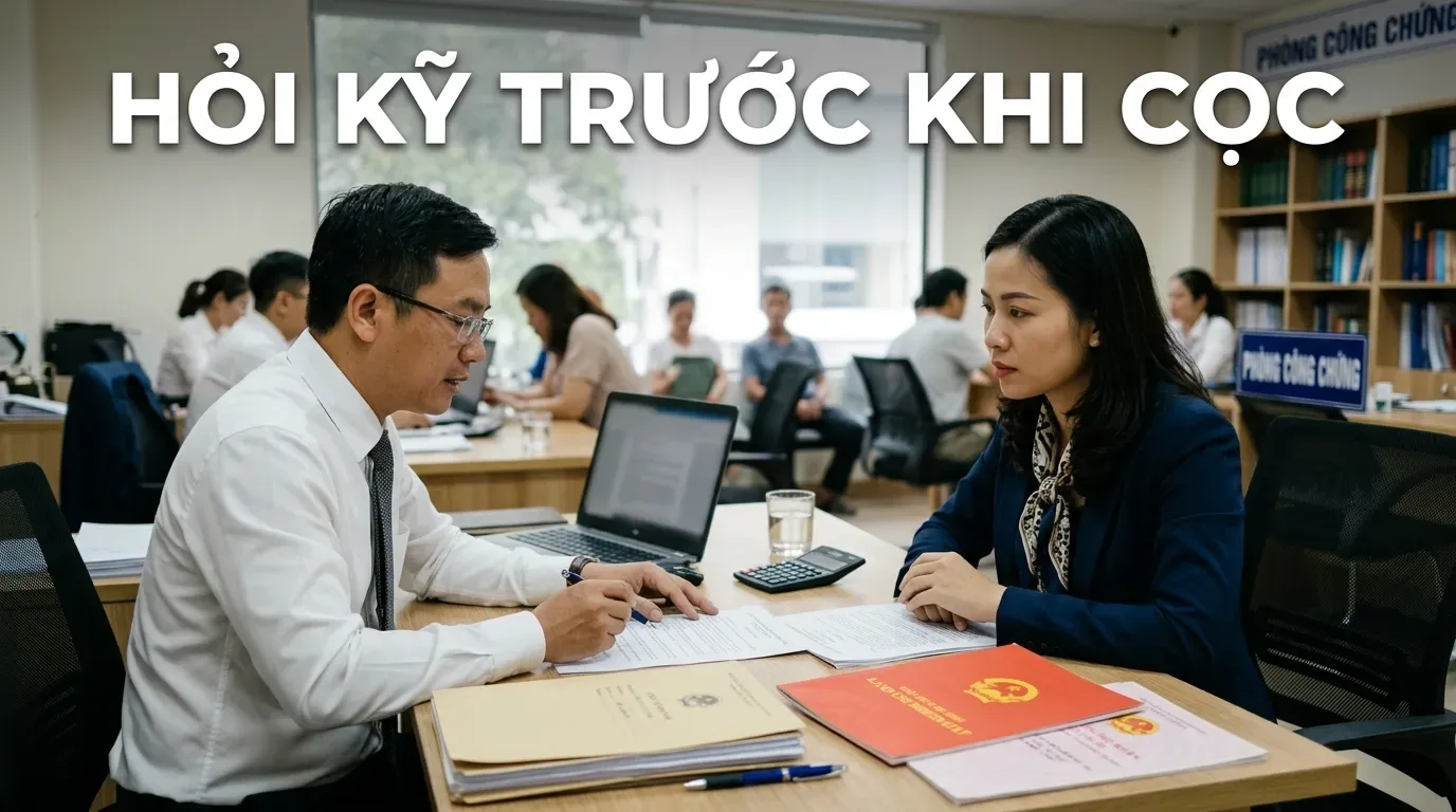 Kiểm tra pháp lý trước khi mua nhà vi bằng.