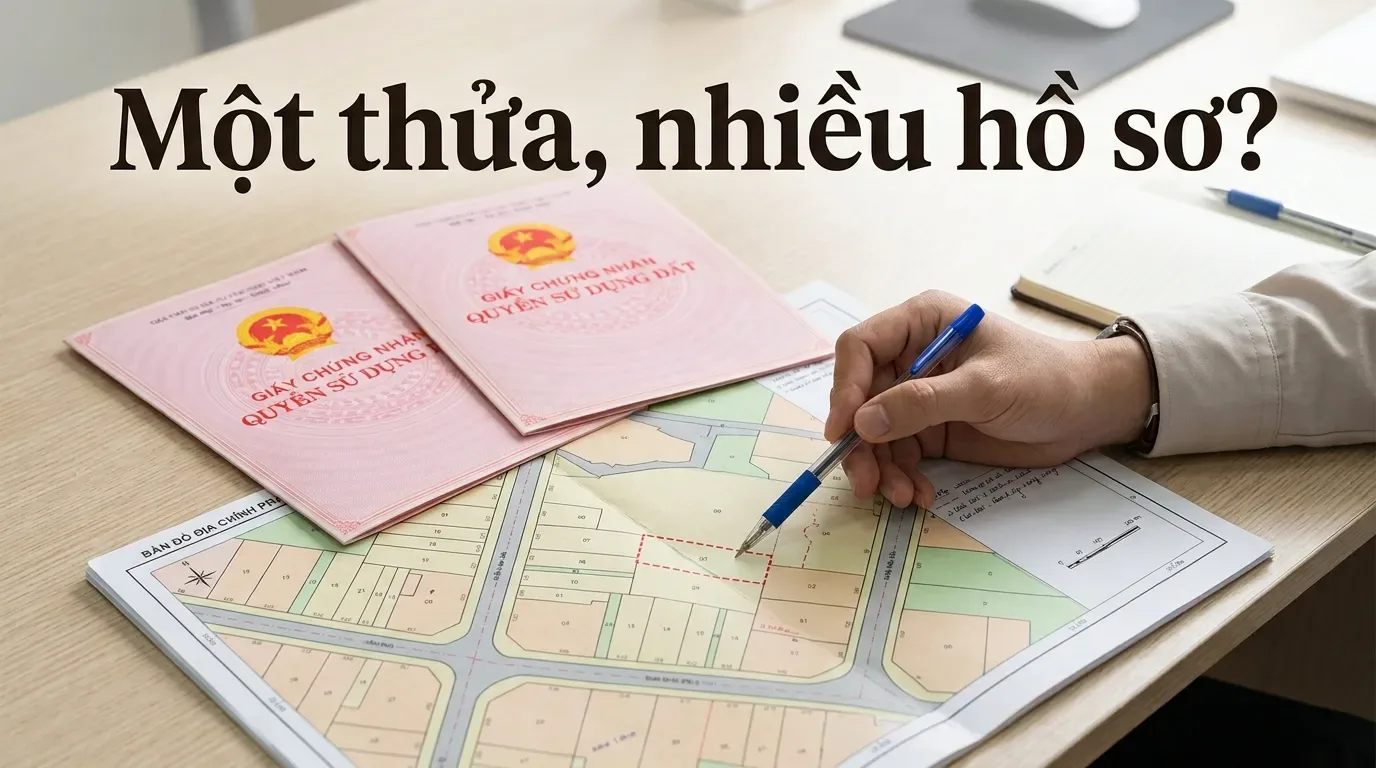Một thửa đất có 2 sổ đỏ cần kiểm tra pháp lý