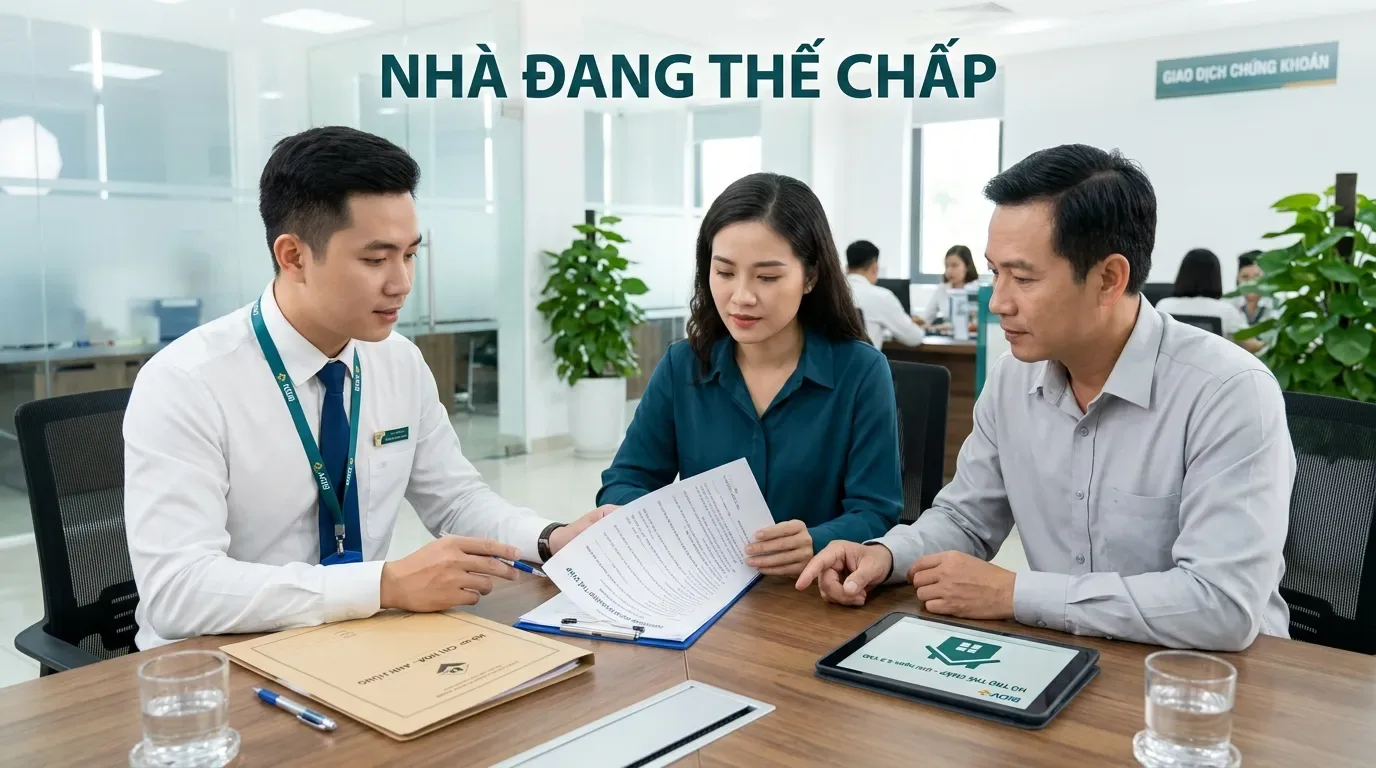Công chứng mua bán nhà đang thế chấp ngân hàng