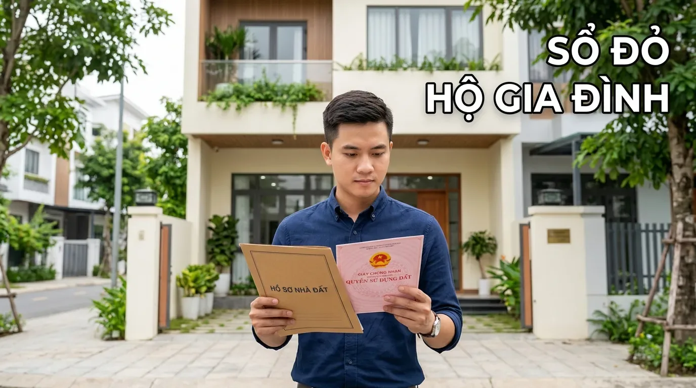 Sổ đỏ hộ gia đình là gì? Người mua cần kiểm tra ai có quyền ký bán