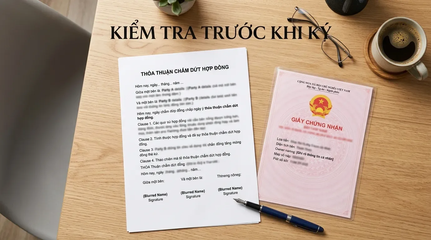Thanh lý hợp đồng mua bán nhà: quy trình chấm dứt an toàn, tránh tranh chấp về sau